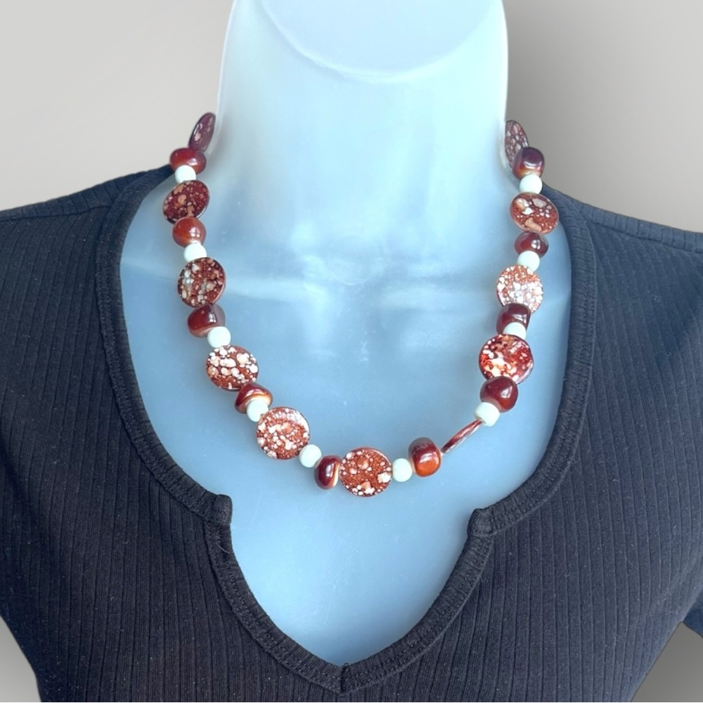 Handmade Necklace & Earrings Jewelry beads - Picture 3 of 10